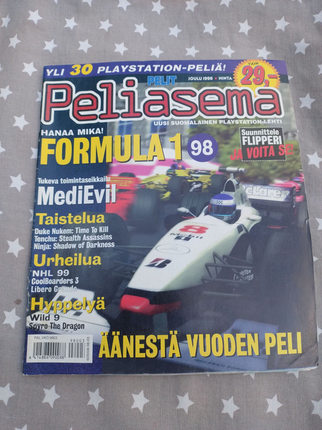 Peliasema lehti joulu 1998