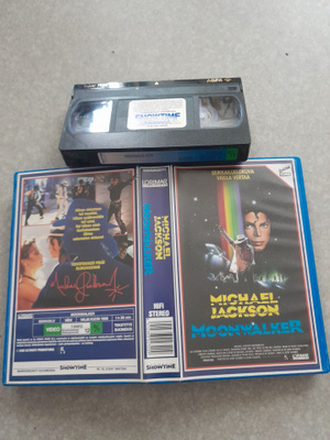 Moonwalker vhs,michael jackson,vuokrakasetti,showtime