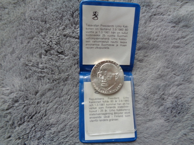 50 mk hopea Kekkonen 1981