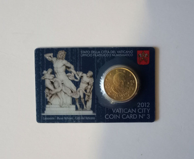 Vatikaani coin card 2012