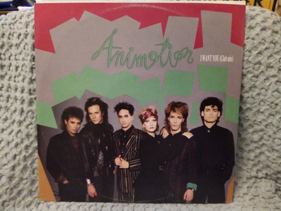 ANIMOTION - I WANT YOU (CLUB MIX) VINYL 12" 45 RPM