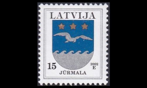 Latvia 522_III ** Käyttösarja Vaakuna 15 S -02 (2000)