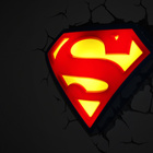 SUPERMAN S-SHIELD 3D DECO LIGHT (29 643) lamppu,lights up le - pikkukuva 3