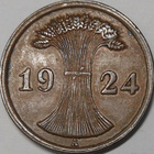 Saksa. 2 rentenpfennig 1924A. - pikkukuva 2