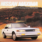 1987 Nissan Maxima esite - iso - 16 sivua - KUIN UUSI - pikkukuva 1