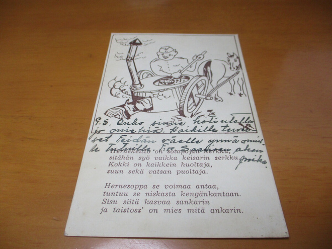 Hernekeitto on sotapojan herkku kp - 1941