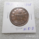 10  penniä   1905 siistikuntoinen   kl 8-9 - pikkukuva 5
