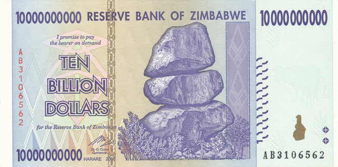 Zimbabwe 10.000.000.000 Dollars 2008 P86