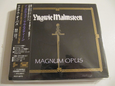 Yngwie Malmsteen Magnum Opus Japanilainen CD OBI