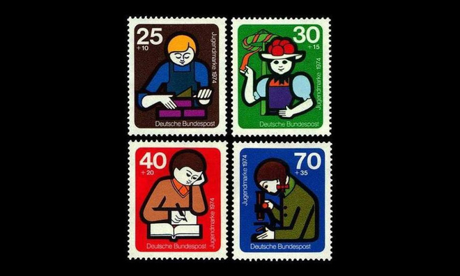 Saksa 800-3 ** Nuoriso, kansainvälinen nuorisotyö (1974)