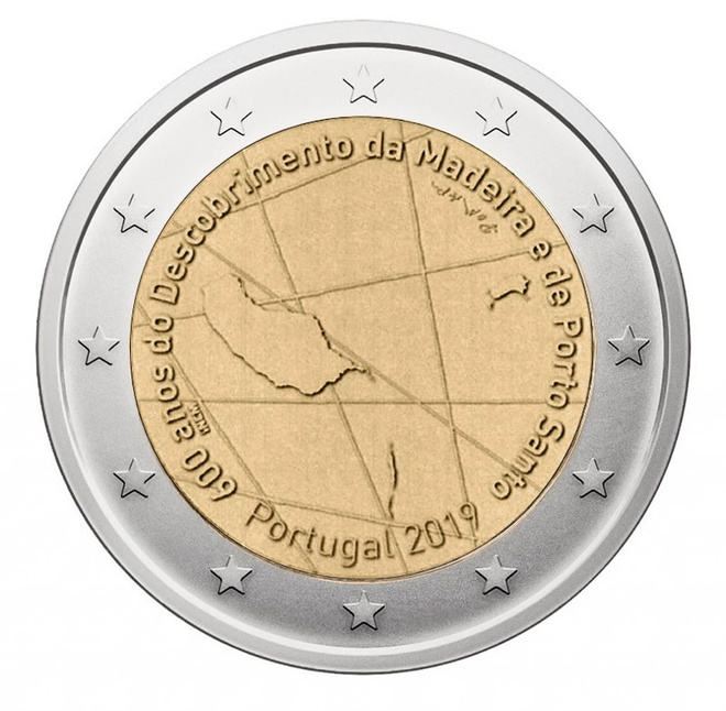** PORTUGALI 2€ 2019 Madeira pillerissä **