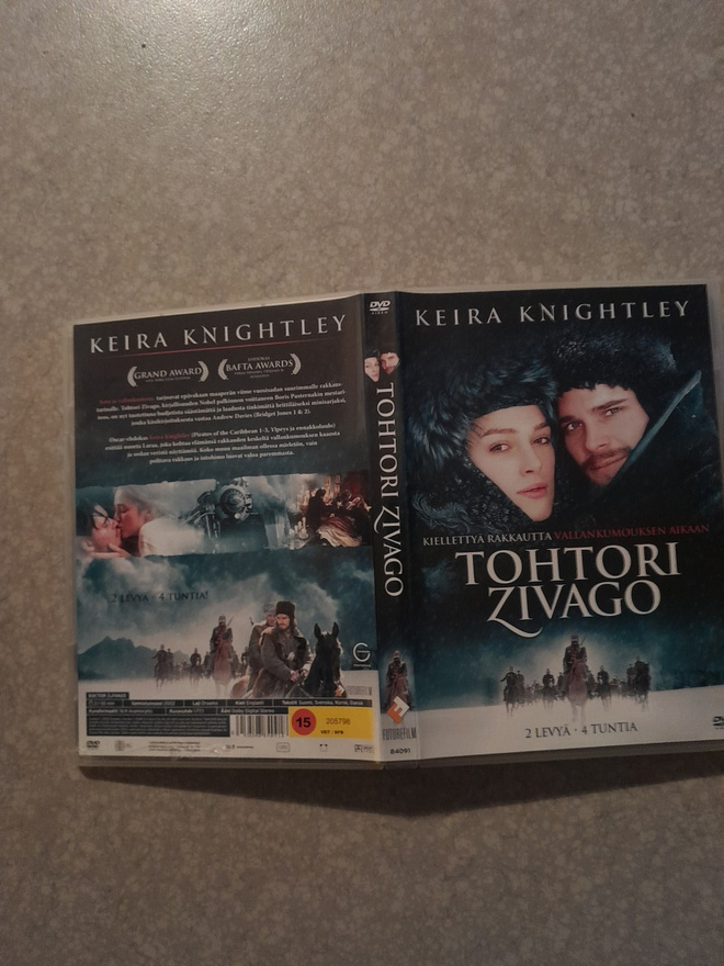 Tohtori zivago dvd