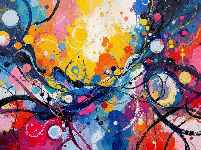 Uusi Abstrakti alumiinitaulu 30 cm x 40 cm