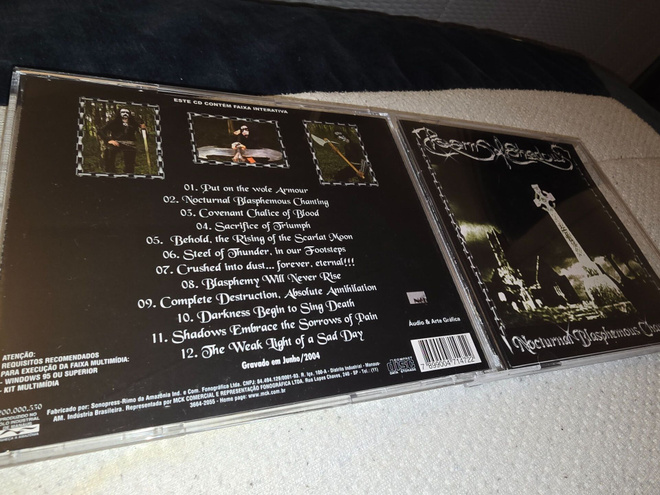 Poems of Shadows – Nocturnal Blasphemous Chanthing (2004 CD,