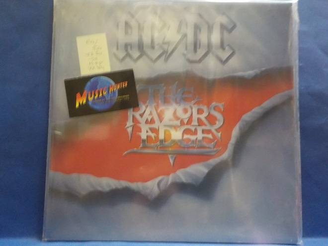 AC/DC - THE RAZORS EDGE - UK & EU - 90 - EX+/EX+ LP