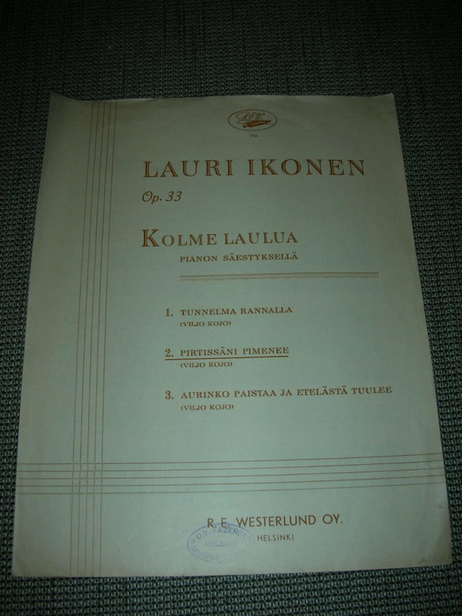 Nuotti Ikonen: Pirtissäni pimenee