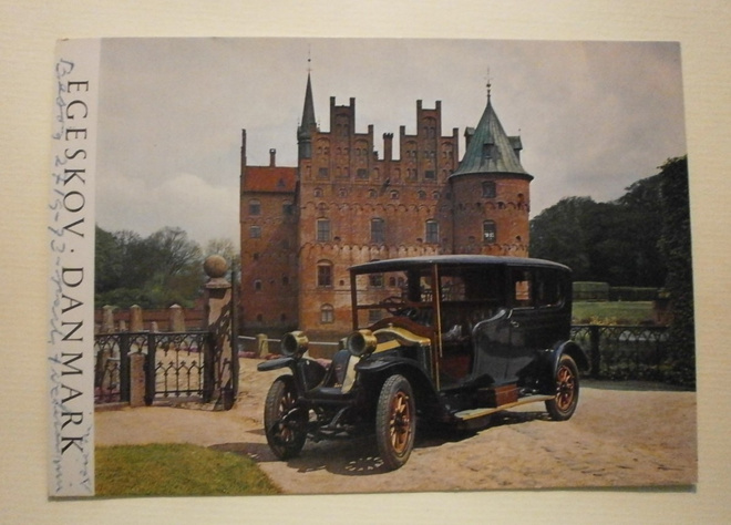 Egeskov, linna, vanha auto (Renault 1912), p. 1973