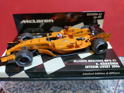 Minichamps 1:43 Mc Laren #3 Räikkönen