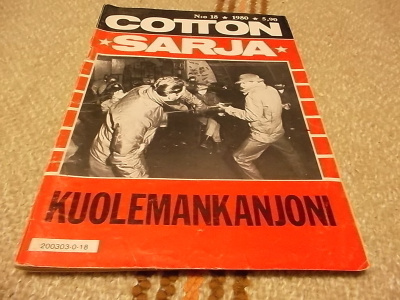 COTTONSARJA NO 18/1980 - KUOLEMANKANJONI