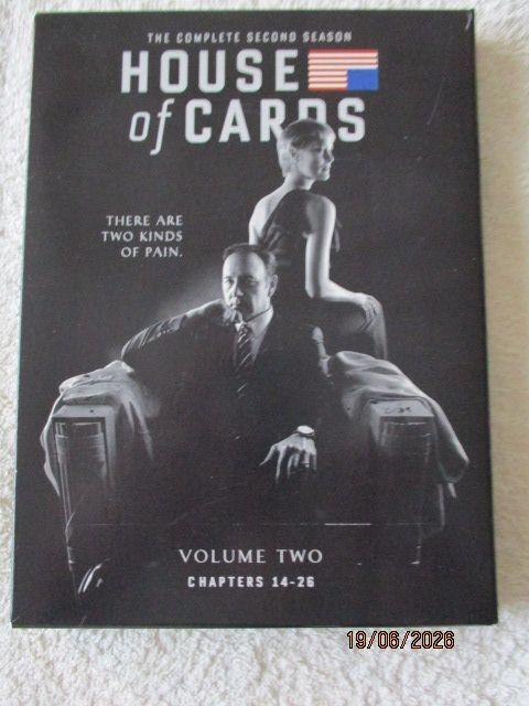 HOUSE OF CARDS (4 x DVD) kausi 1