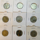 1 mk 1993-2001 AlPr , leimakiiltoinen, täysi sarja 9 kpl - pikkukuva 1