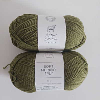 SOFT MERINO 4PLY 100% villa 2x50g • NOVITA