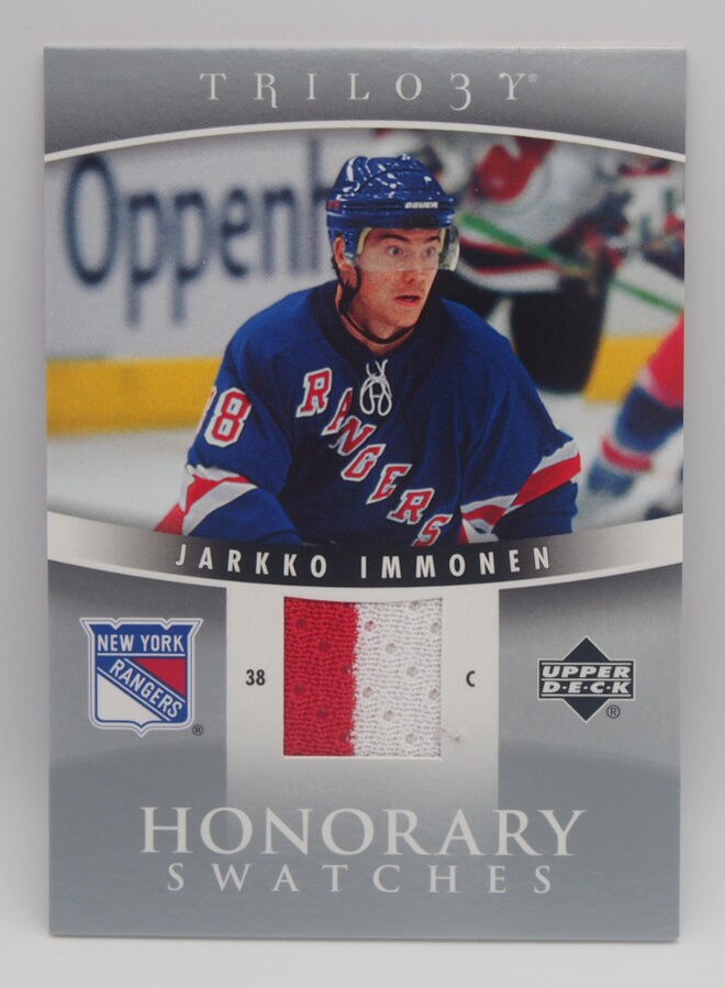 2006-07 Trilogy Honorary swatches Jarkko Immonen