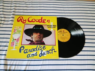 Ry Cooder – Paradise And Lunch lp Blues Rock huippu kunto