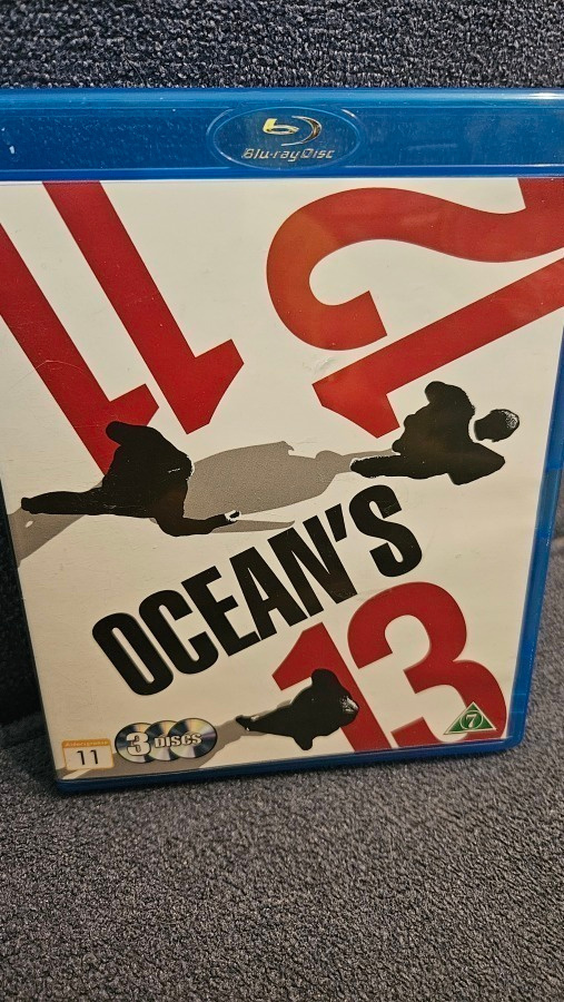 Ocean's 11 - 13 ( 3 leffaa) George Clooney, Brad Pitt