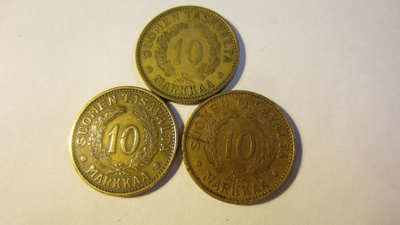 10 markkaa 1930, 1931, 1932