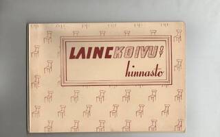 Laine Koivu O/Y Hinnasto ( Hki ), huonekalukuv., 13 kuvaa