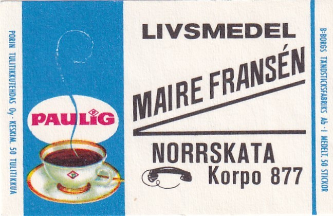 Korpo, Maire Fransen ,  Paulig b525