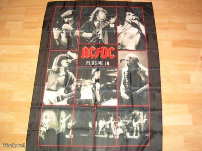 AC DC... SEINÄ LIPPU.............(ei.hv: ei pk)