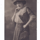 VANHA Postikortti Ooppera Laulaja Aino Ackte 1900-l - pikkukuva 1