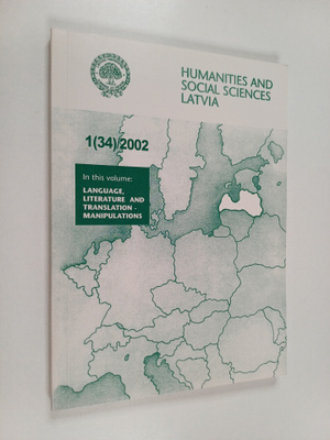 Humanities and social sciences. Latvia 1(34)/2002