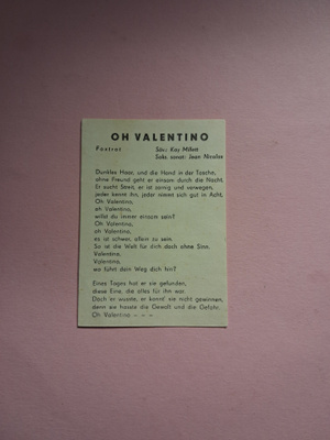 Oh Valentino.