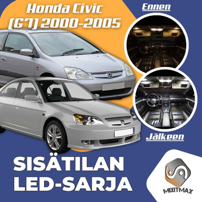 Honda Civic (G7) Sisätilan LED-sarja 6-osainen