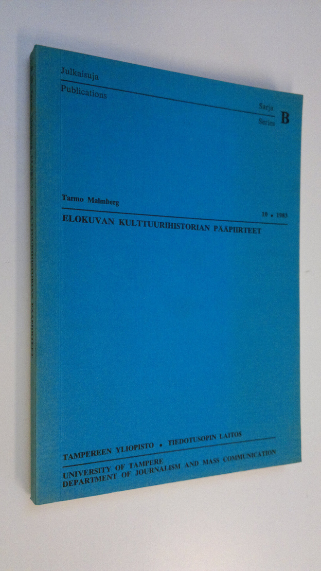 Tarmo Malmberg : Elokuvan kulttuurihistorian pääpiirteet