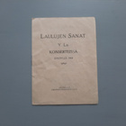 YL:n konserttien laulujen sanat v-1918 alkuperäinen - pikkukuva 1