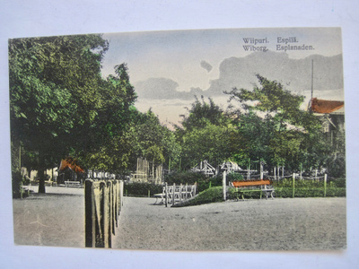 VANHA Postikortti Viipuri 1920-l
