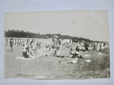 Postikortti Terijoki 1925 Leima Postivaunu Rajajoki-Helsinki