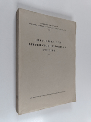 Historiska och litteraturhistoriska studier 42