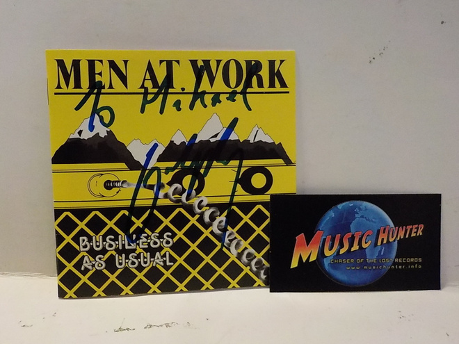MEN AT WORK - BUSINESS AS USUAL BOOKLET NIMMARILLA