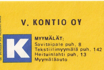 Savitaipale. V. Kontio Oy ,  b426