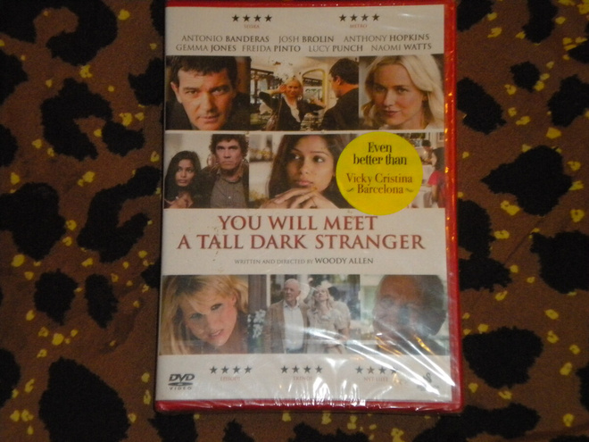 DVD - YOU WILL MEET A TALL DARK STRANGER - 2010  MINT