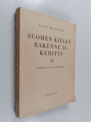 Lauri Hakulinen : Suomen kielen rakenne ja kehitys 2 : Sa...