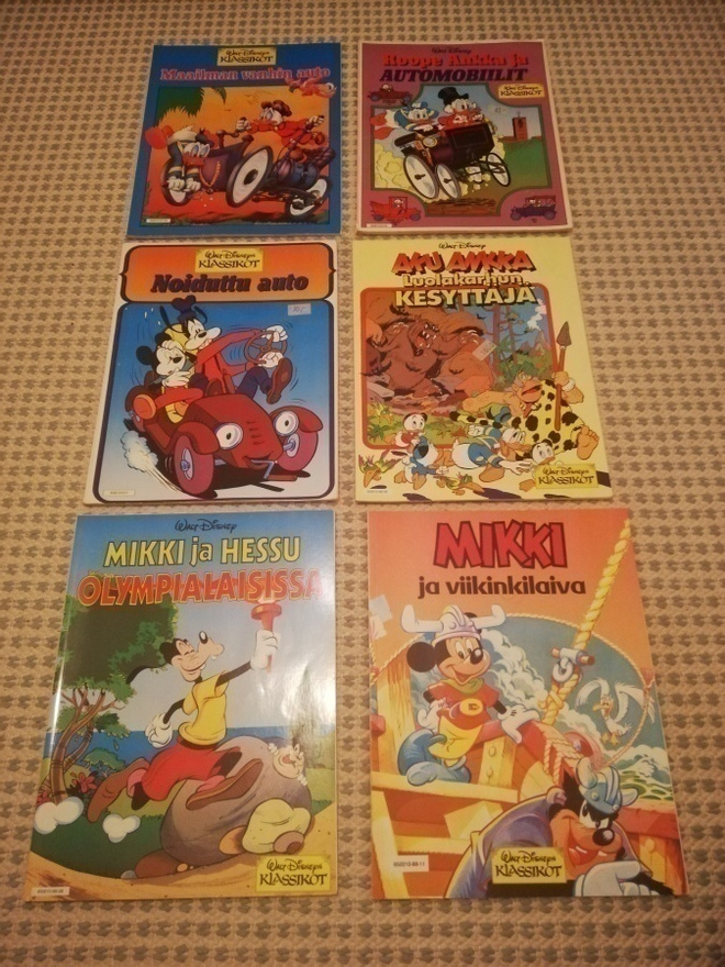 6x Walt Disney KLASSIKOT - ALBUMI