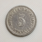 Saksa 5 Pfennig 1897A - pikkukuva 1