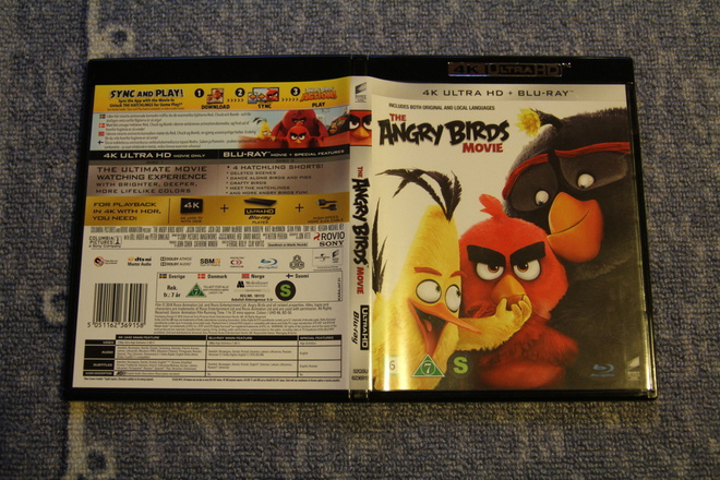 Angry Birds - 4K UHD HDR + BD [suomi]