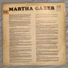 Martha Gaber. Love Records LP. - pikkukuva 2